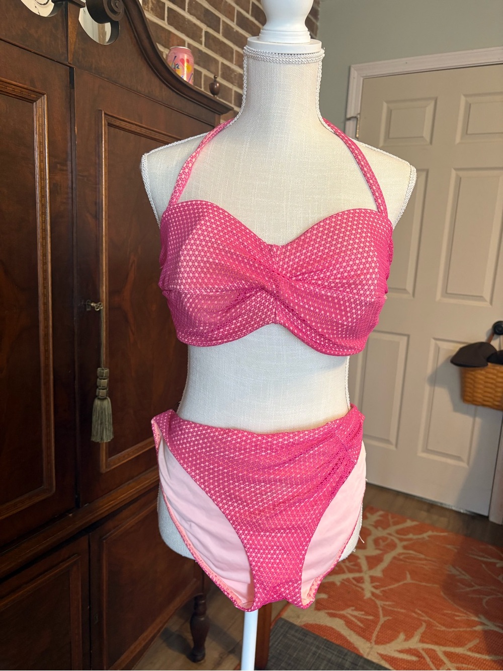 Victoria's Secret Pink Twist Halter Bikini Set